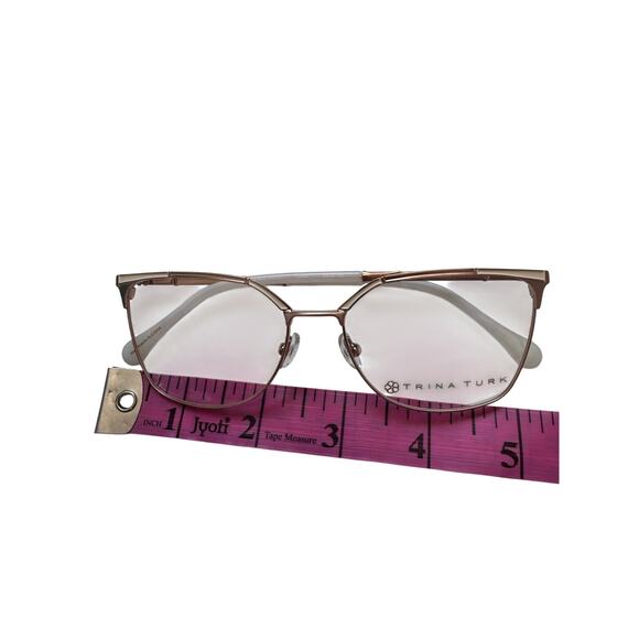 NEW Trina Turk Rose Gold Greer Eyeglasses main image 8